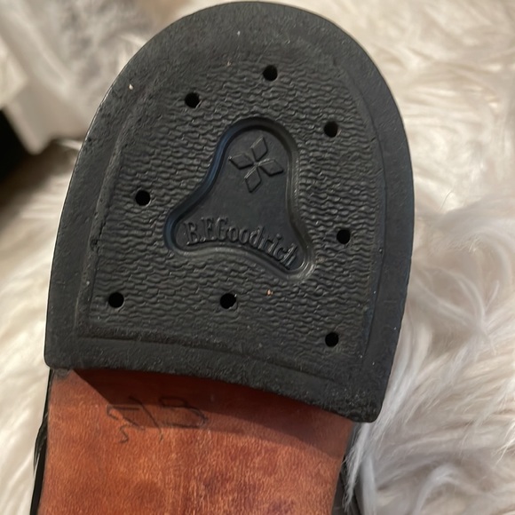 MENS BF GOODRICH PATENT TUXEDO SHOES   VINTAGE. SZ 7   Superb quality - Picture 7 of 7